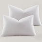Globon Ultra Soft Down Pillow Standard Size Set of 2, All Down Filled Bed Pillow for Sleeping, 100% Cotton Shell 500 Thread Count 700 Fill Power, Soft Hotel Collection Down Feather Pillow 20" x 26"