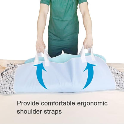 2 Pack Bed Pads for Incontinence Positioning Bed Pad with Handles for Lift and Transfer Reusable Waterproof Bed Pads Washable Incontinence Bed Pads for Elderly Hospital Home Care 36” × 34”