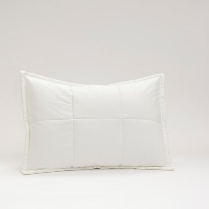 Cuddledown Chroma Comforter Sham | Soft, Lightweight | Oeko-TEX Standard 100 | Standard | 21" x 27" | Ivory