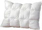 Shatex Hand-Tufted Pillow, Dual-Sided Design Hotel Quality Bed Pillow for Side, Back, and Stomach Sleepers, White, 28 x18 in (Single Pack)