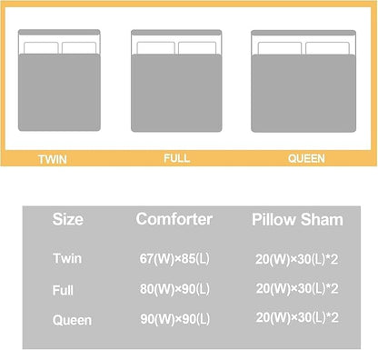 CVHOUSE Butterfly Comforter Set - King Size for Girls & Women - 3 Pcs (1 Comforter, 2 Pillowcases) - Butterfly Bedspread & Duvet