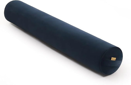 Long Round Body Pillow for Adults – Bolster Pillow for Bed, Cervical Roll Pillow, Firm Support for Sleeping,47.24 x 7.87 Inches,Teal Blue