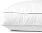 Dreamhood Medium Soft Standard Goose Feather Down Pillow for Side Sleepers, Made in USA, Breathable and Skin-Friendly Cotton Cover, 1 Pack, 18 x 26 Inches
