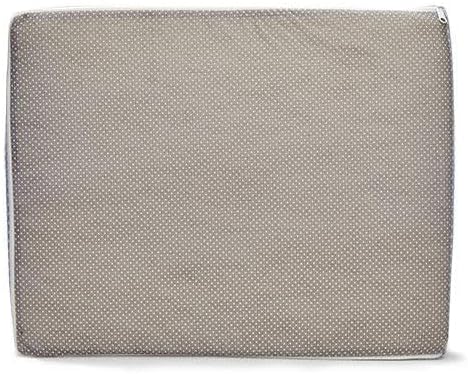 Lounge Doctor Elevating Leg Rest Wedge Pillow with Memory Foam, Light Blue, Small, Wide