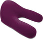 Yogibo Support Pro U Shaped Reading Back Support Lounge Pillow with Arm Rests for Adults, Soft Microbead Filling, Large-Sized with Elevated Chair Back, Purple