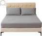 Grounding Sheets King, 12% Silver+88% Organic Cotton, Fitted Grounded Bed Sheet Deep Pocket for Improved Sleep & Wellness (Gray, King - 78"x80"x15")