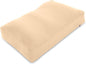 PILLOWY Premium Microbead Bed Pillow, Large Extra Fluffy But Supportive - Ultra Comfortable Sleep with Silk Like Anti Aging Cover 85% Spandex/ 15% Nylon Breathable, Cooling Barely Beige