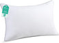 Sasttie Standard Pillow, Single Full Size Bed Pillow for Side, Back, and Stomach Sleepers - Down Alternative Plump Filling - Set of 1, Standard Size, 20x26 Inches