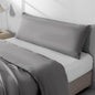 2 Pack Body Pillowcase 20 x 54 Inches Soft Comfortable Not Shrink Microfiber Body Pillow Cover, Dark Gray Body Pillow Cover with Hidden Zipper Closure