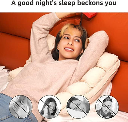 YOUR MOON Soft Pillows for Sleeping, Support Bed Pillows, Fluffy Down Alternative Pillow, Luxury Hotel Gel Pillows for Side Sleeping Standard Size (Gray)