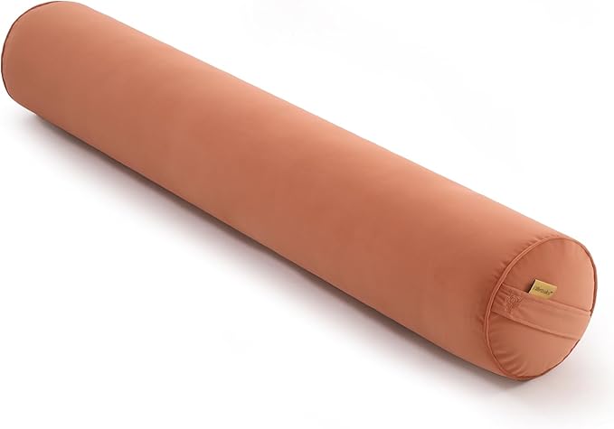 Cuddle Pillow – Body Pillow for Adults, Long Bolster Pillow for Bed, Soft & Supportive for Restful Sleep,39 x 7.87 Inches,Amber Orange