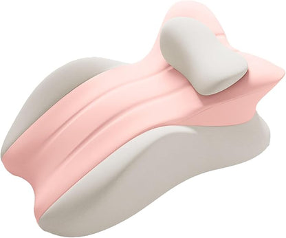 Double-use Pillow Memory Foam Ergonomic Wedge Pillow and Reading Pillow– Support for Butt Cushion Neck, Back & Legs – Ideal for Sleeping, Reading, Removable Washable Cover
