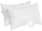 Standard Size - Set of 2 - Soft Luxury Hotel Pillow - 100% European Goose Down 800FP - Featherless for Comfortable Sleep