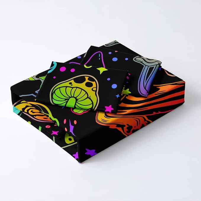 Mushroom Duvet Cover Queen Comforter Cover Aesthetic Bedding Set Colorful Bed Set Spring Mushroom Bedroom Decor
