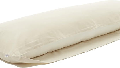 Comodo Body Pillow Cover with Zipper (Made in Japan / 63 x 20 inch (150 x 50cm) / Ivory) Dakimakura Pillow (Anime/Maternity) 100% Cotton CMC9150R - Washable