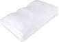 PILLOWY Premium Microbead Bed Pillow, Large Extra Fluffy But Supportive - Ultra Comfortable Sleep with Silk Like Anti Aging Cover 85% Spandex/ 15% Nylon Breathable, Cooling White
