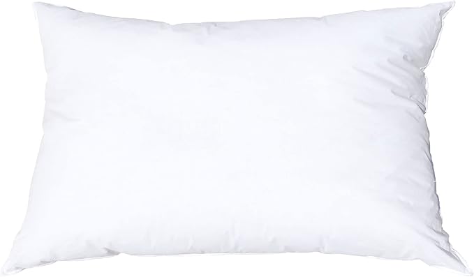 Pillowflex Synthetic Down Pillow Insert - 22x28 Down Alternative Pillow, Ultra Soft Oversized Standard Bed Sleeping Pillow, Large Rectangle Sham - 1 Decorative Pillow Form