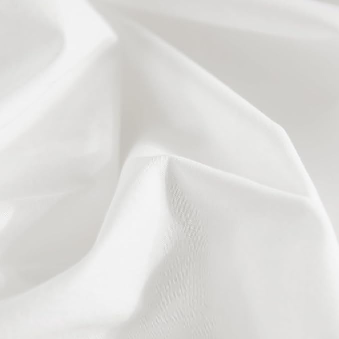 NEXHOME PRO Duvet Cover Set Super King 108"x98" Linen Look Textured Cream White Organic Natural 100% Washed Cotton Duvet Cover 3 Pieces Bedding Set with Zipper Closure, Breathable (No Comforter)