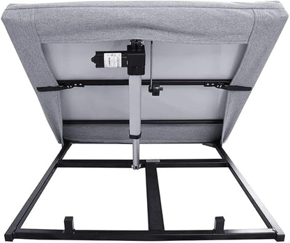 Adjustable Power Lifting Bed Backrest for Elderly Patient Injured,Sit-up Back Rest Chair for Neck Lumbar Back Support