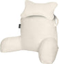 SLIGUY Reading Pillow for Sitting in Bed Couch Adult, Back Pillow with arm Support and Pockets, Adult Back Pillow Bed Chair for Bed Rest, Reading, Watching TV, Gaming for Boys and Girls Beige