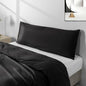 2 Pack Body Pillowcase 20 x 48 Inches Soft Comfortable Not Shrink Microfiber Body Pillow Cover, Black Body Pillow Cover with Hidden Zipper Closure