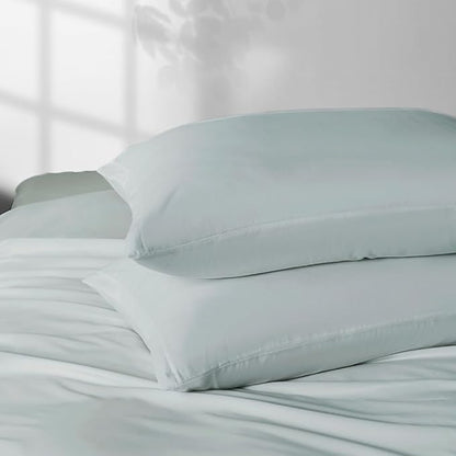 2 Pack Body Pillowcase 20 x 48 Inches Soft Comfortable Not Shrink Microfiber Body Pillow Cover, Light Gray Body Pillow Cover with Hidden Zipper Closure