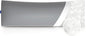 YZ HOME Long Body Pillow for Adults - Firm Body Pillow Insert with Shredded White Memory Foam, Adjustable Height, Soft Support for Side Sleeping, Pregnant Women, Washable (Grey, 20x54 Inch)