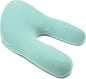Yogibo Support Pro U Shaped Reading Back Support Lounge Pillow with Arm Rests for Adults, Soft Microbead Filling, Large-Sized with Elevated Chair Back, Mint