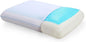 Cool Gel Cooling Pillow for Sleeping, Standard Size Cooling Memory Foam Pillow for Hot Sleepers, Reversible Ergonomic Design, Pressure Relief, Spine Alignment, Side, Back Contouring Support