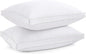 puredown® Goose Feather Down Pillows King Size Set of 2, 100% Cotton Cover, Luxury Hotel Collection Pillow, Soft Fluffy Medium Firm Bed Pillow for Back, Stomach or Side Sleeper.