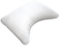 Shatex Neck Pillow Queen Size 28 x 20 inch, Curved Extra Firm Bed Pillow with Adjustable Insert Provides Stronger Support - for Back, Stomach & Side Sleepers
