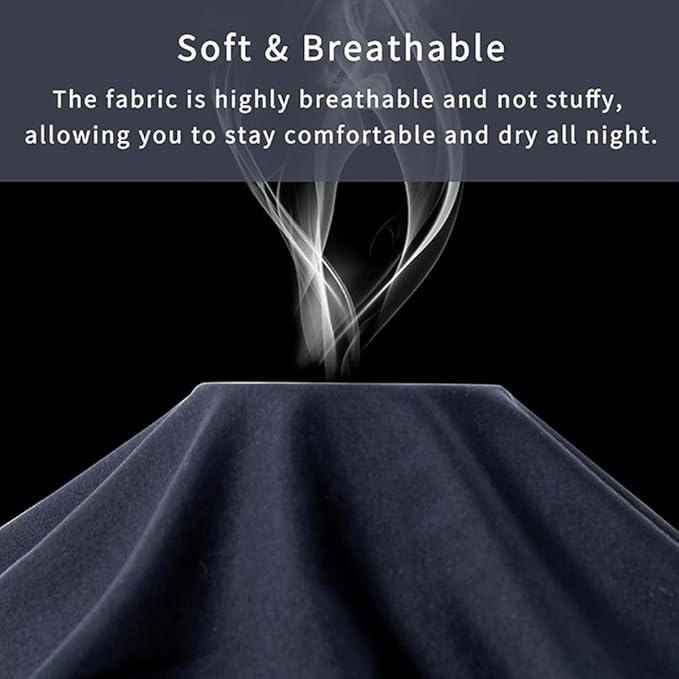 2 Pack Body Pillowcase 20 x 48 Inches Soft Comfortable Not Shrink Microfiber Body Pillow Cover, Navy Blue Body Pillow Cover with Hidden Zipper Closure
