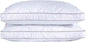 puredown® Goose Feathers and Down Pillow for Sleeping Hotel Collection Bed Pillows, Gusseted, King, Set of 2