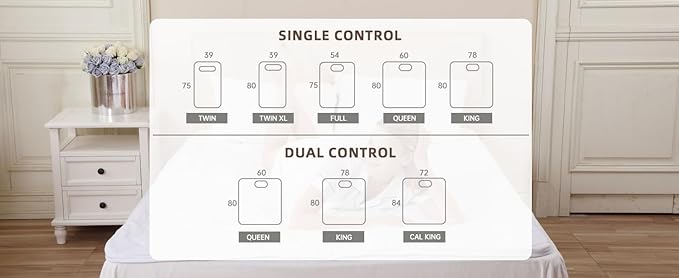 Bwarm Electric Heated Mattress Pad Cal King Size 72" x 84", Bed Warmer, 9 Heat Settings, 1-12 Hours Auto Off, Deep Pocket, Fast Heating, Machine Washable, Soft and Cozy
