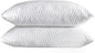 NTCOCO Shredded Memory Foam Bed Pillows for Sleeping Standard Size Set of 2, with Washable Removable Hypoallergenic Sleep Pillow for Back and Side Sleeper