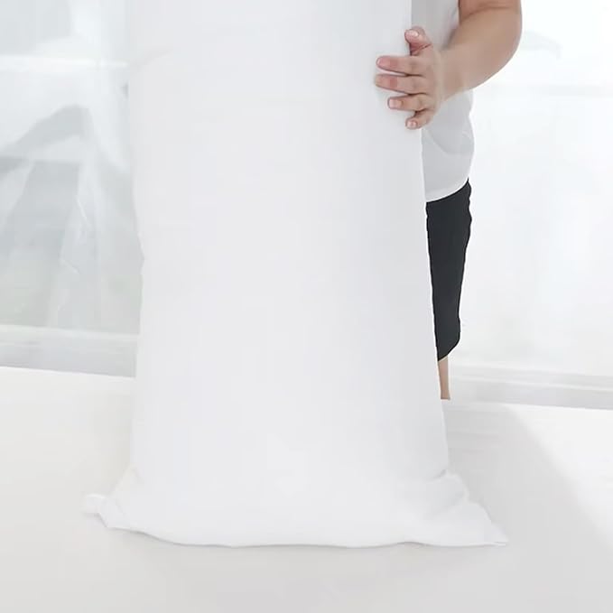 60x180cm Long Dakimakura Hugging Body Pillow Core - White Inner Pillow Insert
