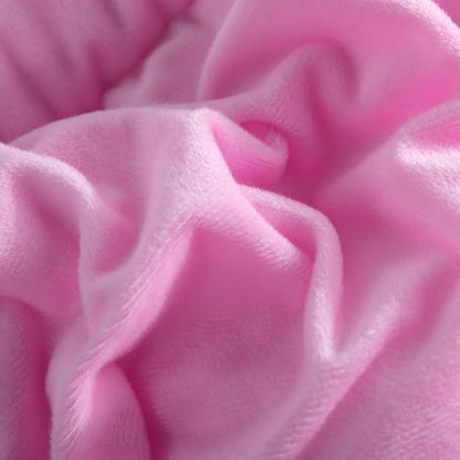 Wajade Faux Fur Plush Rainbow Comforter Set Fluffy Fuzzy Shaggy Bedding Set - 3PC King Size Microfiber Soft Warm Quilt Set