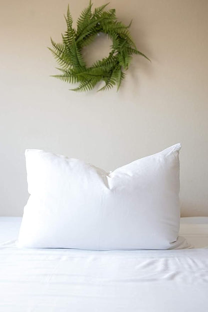 Restful Nights Hotel Collection Down Surround Two Pack Standard/Queen Bed Pillows in White