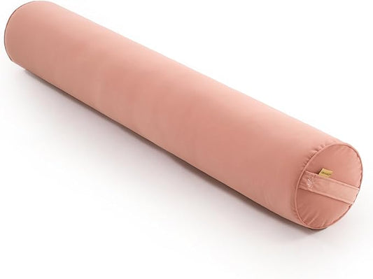 Body Pillow for Adults – Long Bolster Pillow for Bed, Round Cuddle Pillow, Full Support for Side Sleepers,39 x 7.87 Inches,Blush Pink