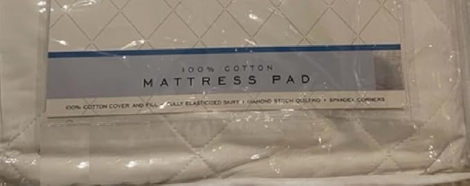 Cotton Mattress Pad (Queen)