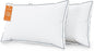 Sweetnight Standard Pillows Set of 2, Hotel Bed Pillows Fluffy Gusseted for Neck and Shoulder, Back Side Sleeper Pillows, 18"X24"
