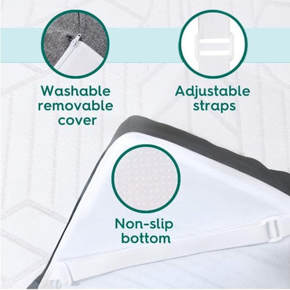 Sleepyhead Full 3 Inch Premium Mattress Topper – Gel Memory Foam Bed Topper – Cooling, Pressure Relief, Washable Cover, CertiPUR-US Certified, Premium Comfort Mattress Pad (Full 3")