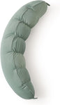 Peallow(Pat. Pend) – Long Round Body Pillow for Adults, Bolster Pillow for Sleeping, Soft and Supportive Pillow for Sleeping & Lumbar Support(Willow Green,39")