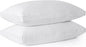 Bafode Goose Feathers Down Pillows, Pillows Standard Size Set of 2, Cotton Cover,Gusseted Hotel Collection Bed Pillow for Back, Stomach or Side Sleepers