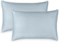 King Pillowcases by Pure Bamboo, Genuine 100% Organic Viscose Derived from Bamboo, Luxuriously Soft & Cooling, Double Stitching, Envelope Closure (2 King Pillowcases, Glacier)