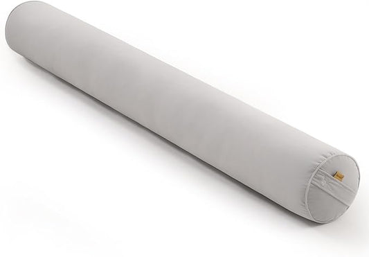 Body Pillow for Adults – Long Bolster Pillow for Bed, Round Cuddle Pillow, Full Support for Side Sleepers,47 x 7.87 Inches,Silver Gray