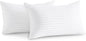 Oubonun 14 x 22 Throw Pillow Inserts, Firm and Fluffy Decorative Pillows for Couch Bed Sofa with Soft Cotton Cover White Cushion with Down Alternative Pack of 2
