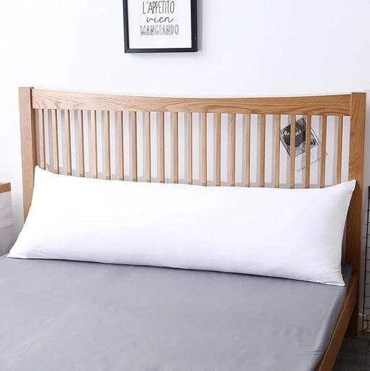 Full Body Pillow, 60X180CM Long Pillow for Sleeping, Large Body Pillow Insert for Adults for Side Sleepers,White