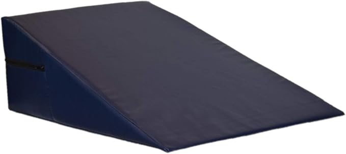 Vinyl Foam Wedge Support Pillow, Therapeutic Foam Back and Legs Medical Quality Bed wedge
