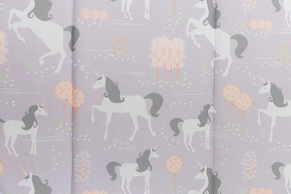 Beddy's Fairytale Unicorn Girls Durable Zipper Bedding for Kids, Bed in a Bag, Purple Sheets & Comforter with Unicorns Design, Includes Pillowcase & Pillow Sham Easy to Make & Wash